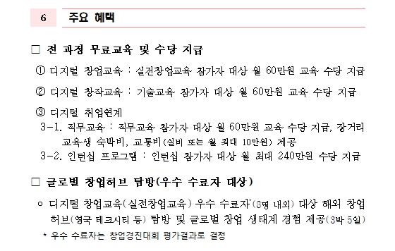 자립준비청년 디지털 진로지원 주요 혜택