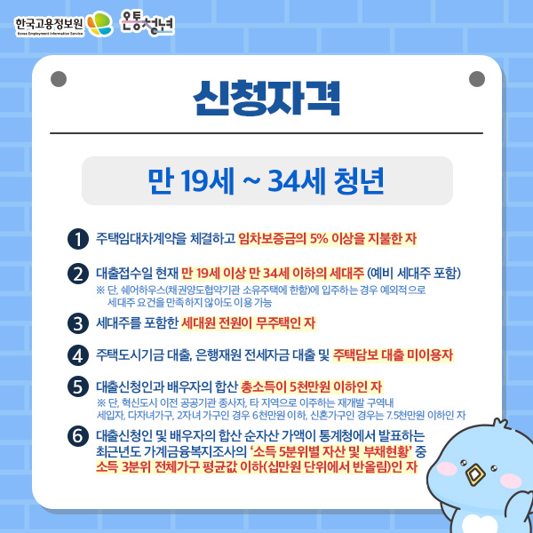 청년전용 버팀목전세자금 온통청년5